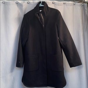 Women’s long black coat